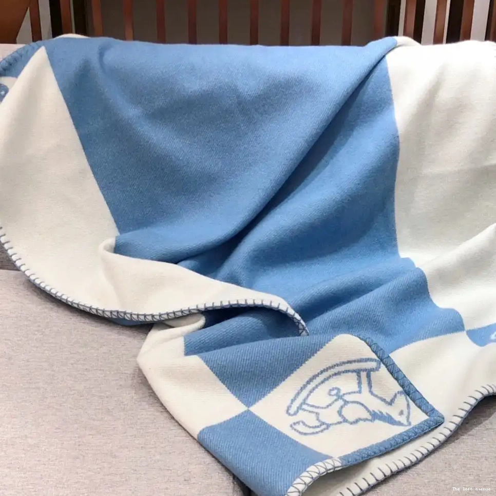BLANKET WOOL THROW BABY AVALON ADADA HERMES 0512